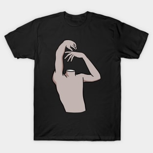 Artsy Body Anatomy Statue T-Shirt